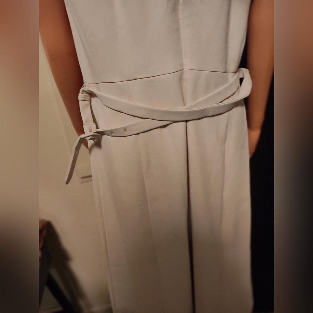 Ann Taylor Elegant Tan Midi Dress - Picture 4 of 7